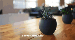 Desktop Screenshot of frujohansen.no