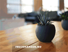 Tablet Screenshot of frujohansen.no